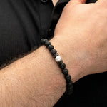 PULSERA PIEDRAS LAVA, HOWLITA Y ZIRCONES - Thumbnail 3