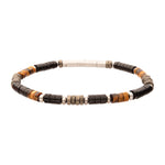 PULSERA HEISHI ELEMENTOS: ONIX, PIRITA Y OJO DE TIGRE - Thumbnail 5