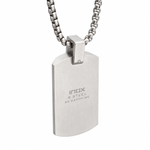 COLLAR PLACA MILITAR DE ACERO INOXIDABLE OCEAN - Thumbnail 3