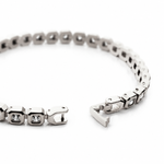 PULSERA GOLF CON ZAFIROS BLANCOS LAB - Thumbnail 2