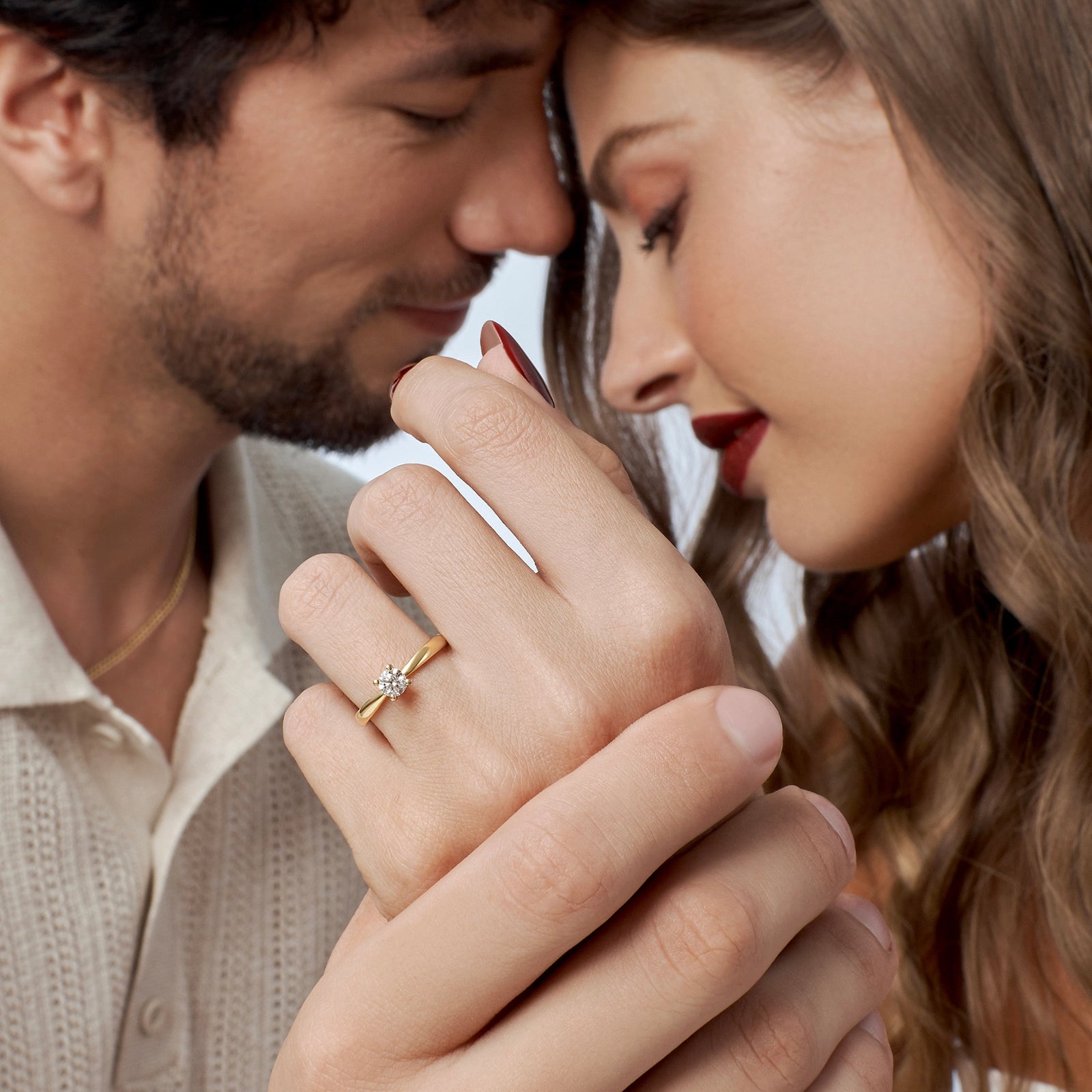 ANILLO DE COMPROMISO DIAMANTE GIA 0.30CT EN ORO 18K - Image 2