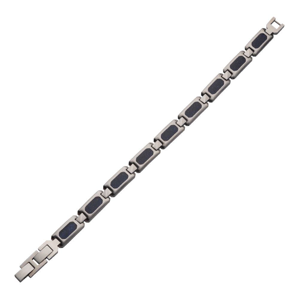 PULSERA DE ACERO INOXIDABLE CON BLUE SANDSTONE - Image 2