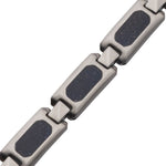 PULSERA DE ACERO INOXIDABLE CON BLUE SANDSTONE - Thumbnail 3