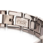 PULSERA DE TUNGSTENO CON PLACA Y DIAMANTE LAB - Thumbnail 3