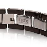 PULSERA DE TUNGSTENO NEGRO CON PLACA Y DIAMANTE LAB - Thumbnail 3